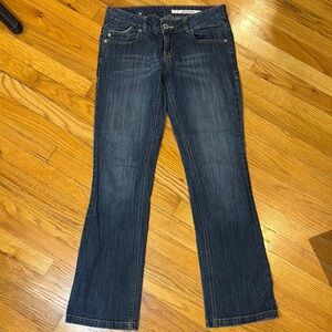 DKNY Blue Boot Cut Jeans with Classic Flare